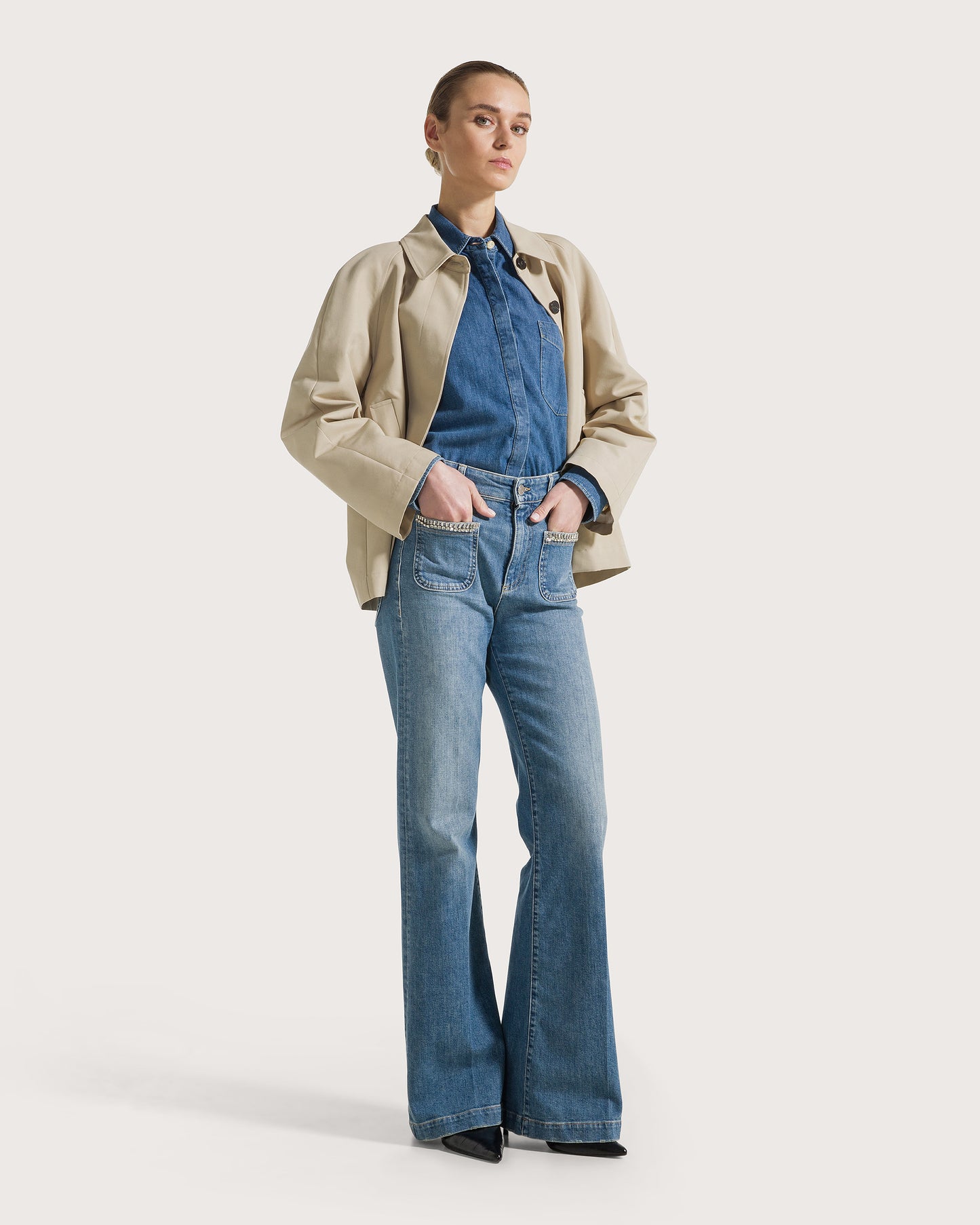 SEVENTY Denim Bluse