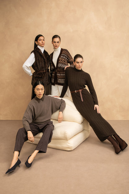 PUROTATTO Strickpullover