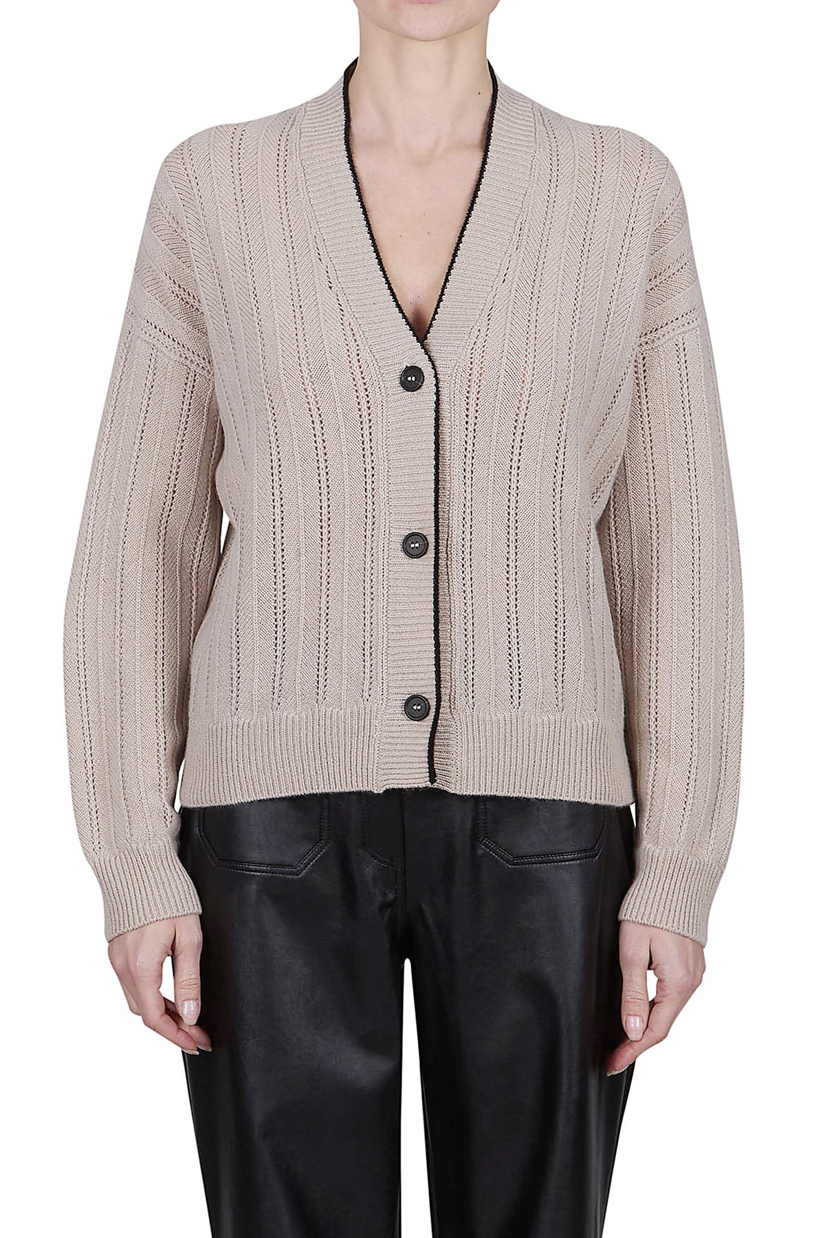 PUROTATTO Kaschmir Strickjacke