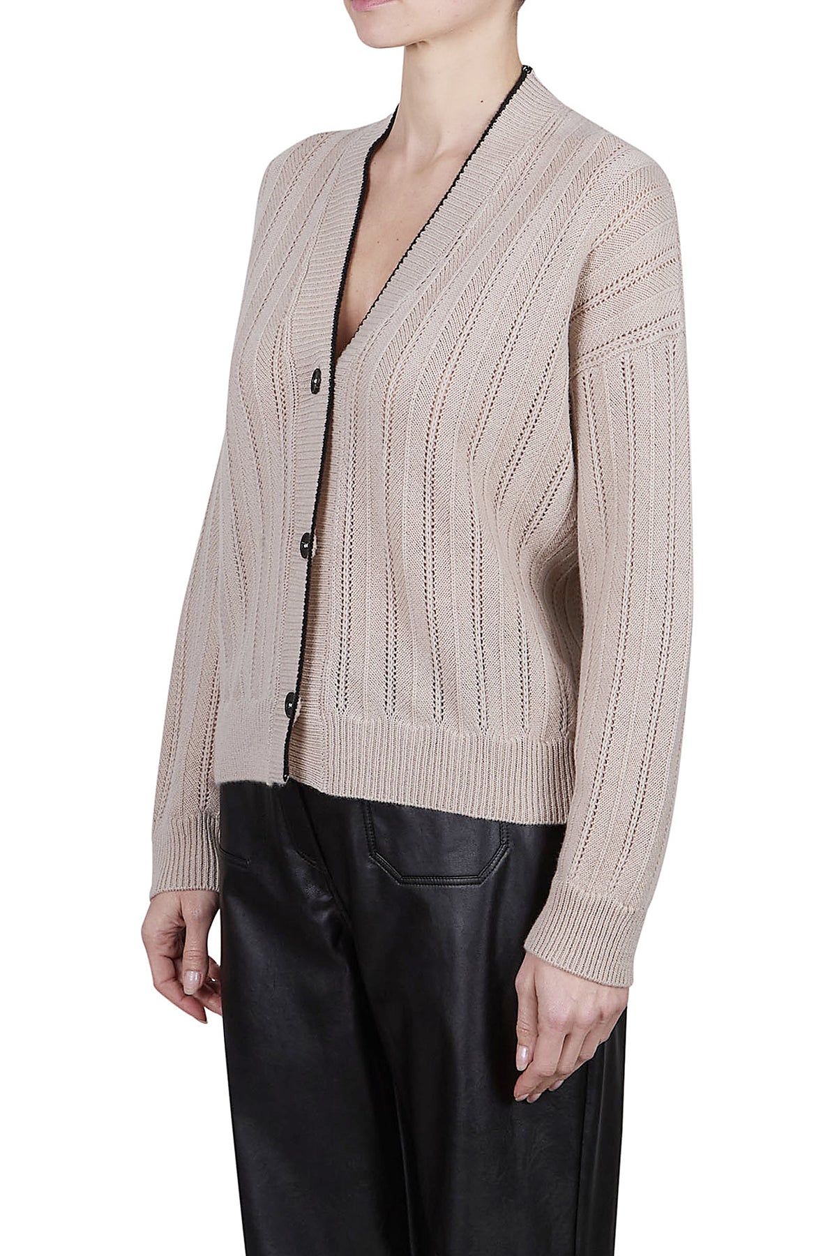 PUROTATTO Kaschmir Strickjacke