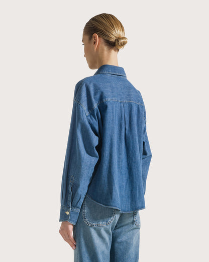 SEVENTY Denim Bluse