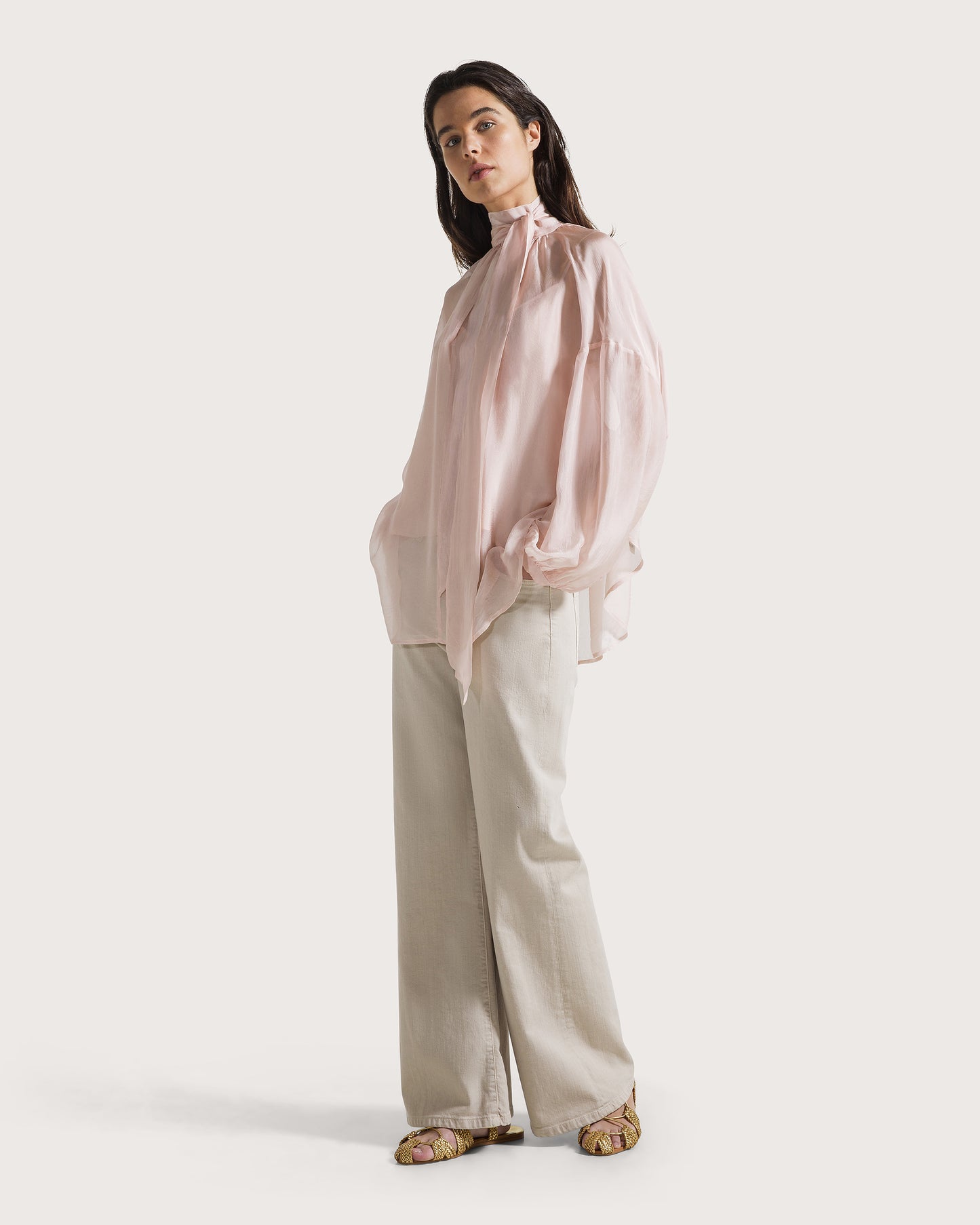 SEVENTY Silk Voile Bluse