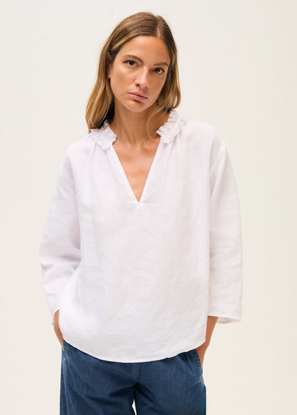 ROSSO 35 Leinen Bluse