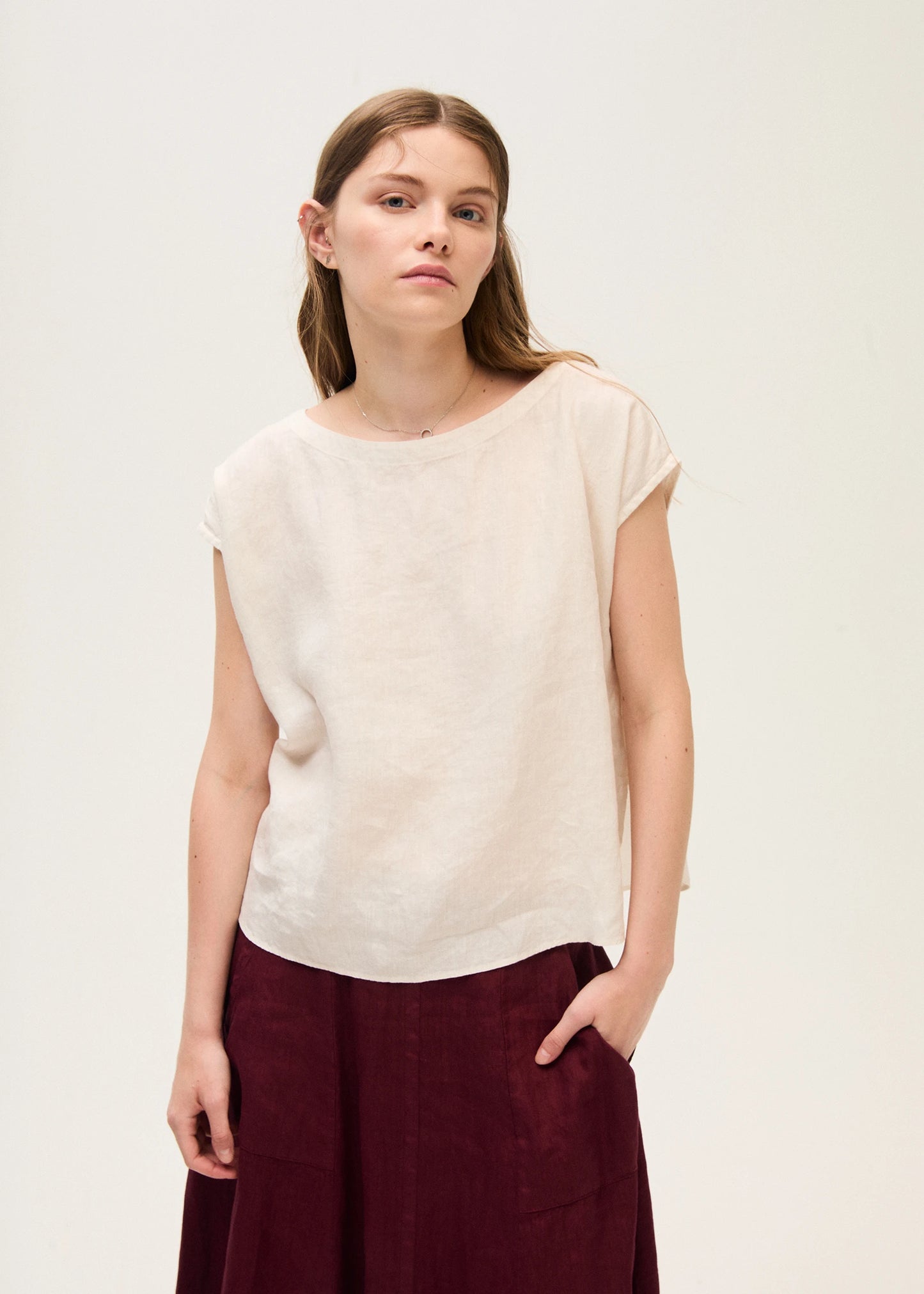 ROSSO 35 Leinen Top
