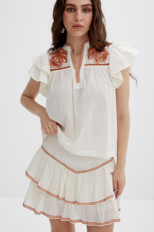 SCARLETT POPPIES Bluse Vania Top